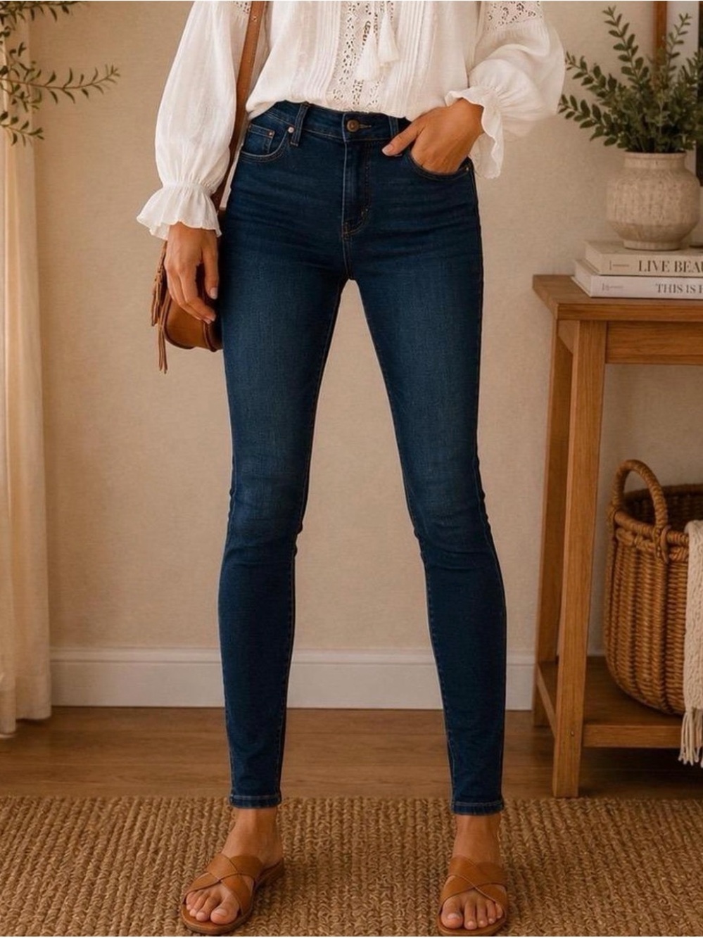 Pistola Dark Blue High-Rise Skinny Jeans - Women *NWOT